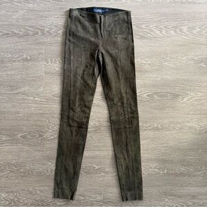 Polo Ralph Lauren Lambskin Suede Pants